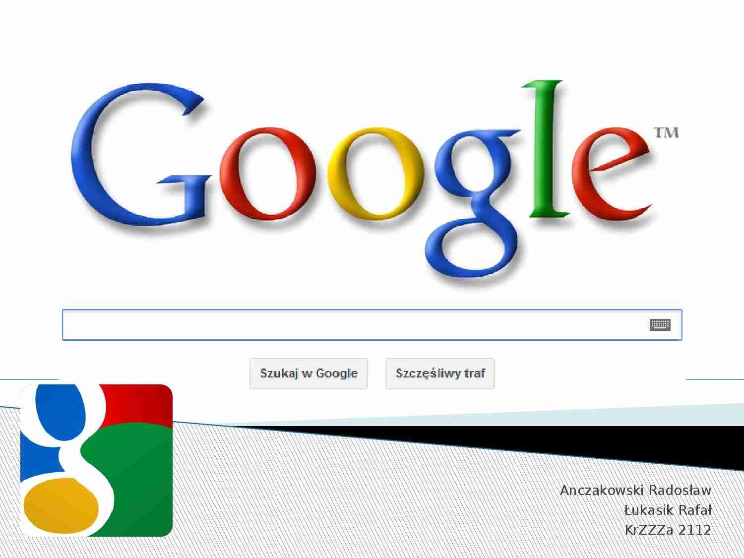 Google jako instytucja rynkowa - wykład z instytucji rynkowych - strona 1