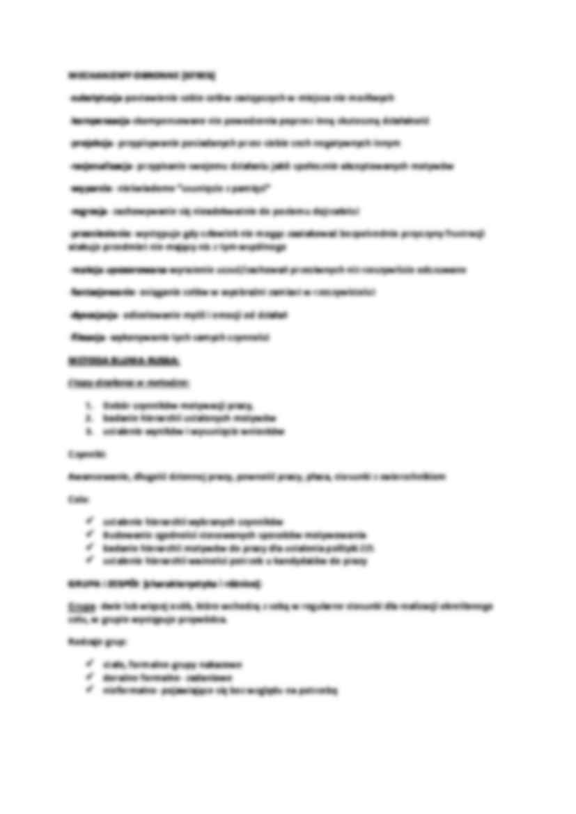 Zachowania organizacyjne zagadnienia z ćwiczeń na zaliczenie - strona 3