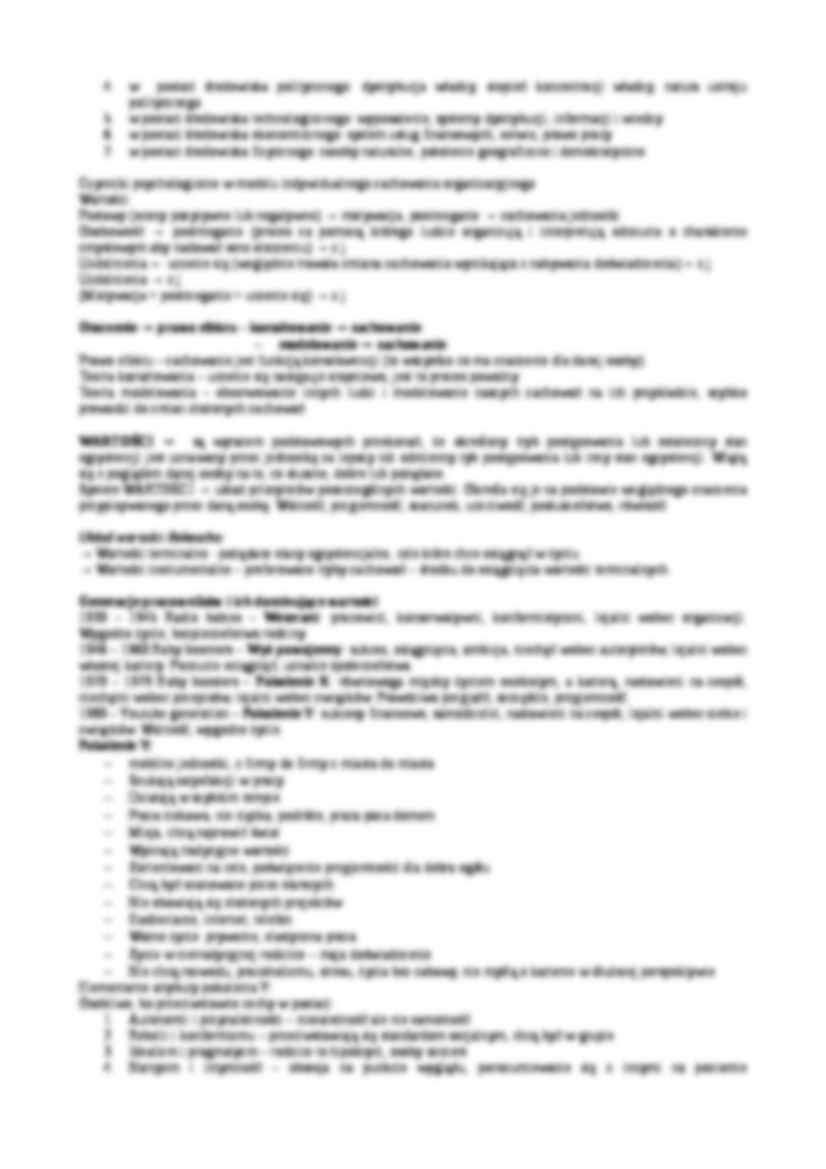 Zachowania organizacyjne zagadnienia do egzaminu - strona 3