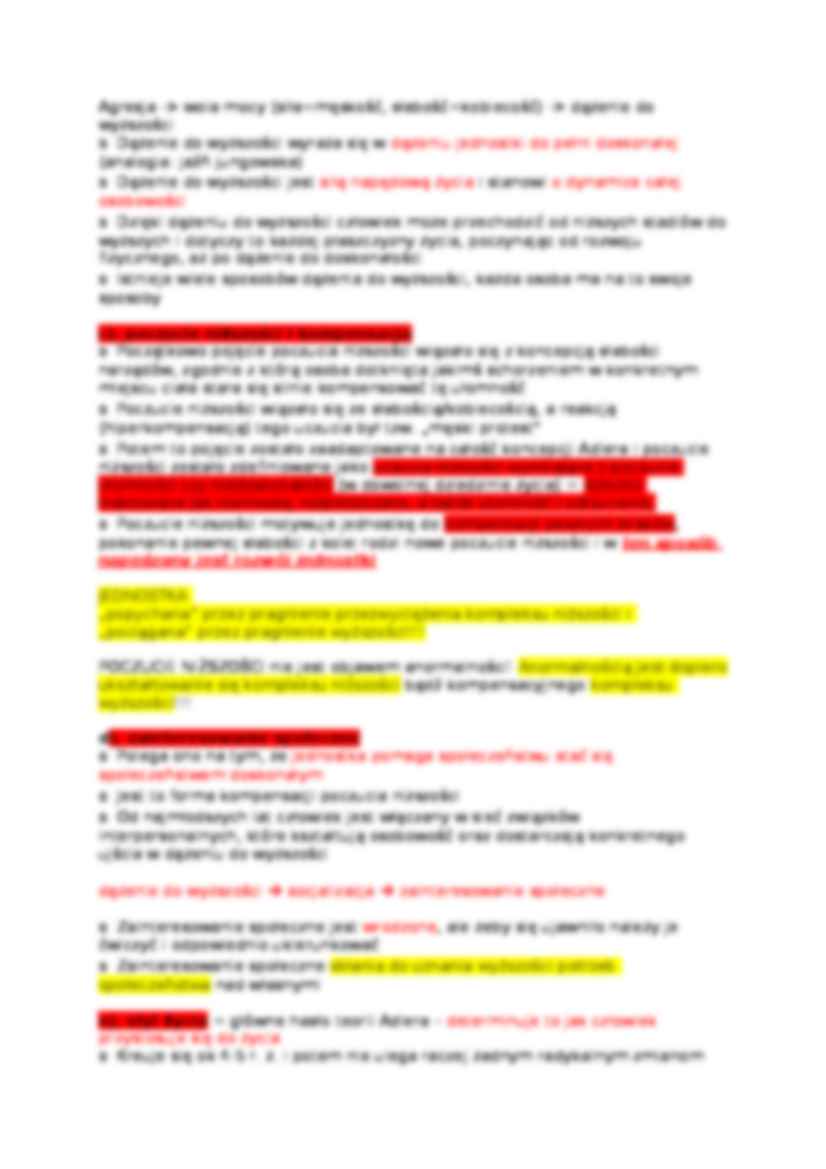 Teorie psychospołeczne Alfred Adler - strona 2