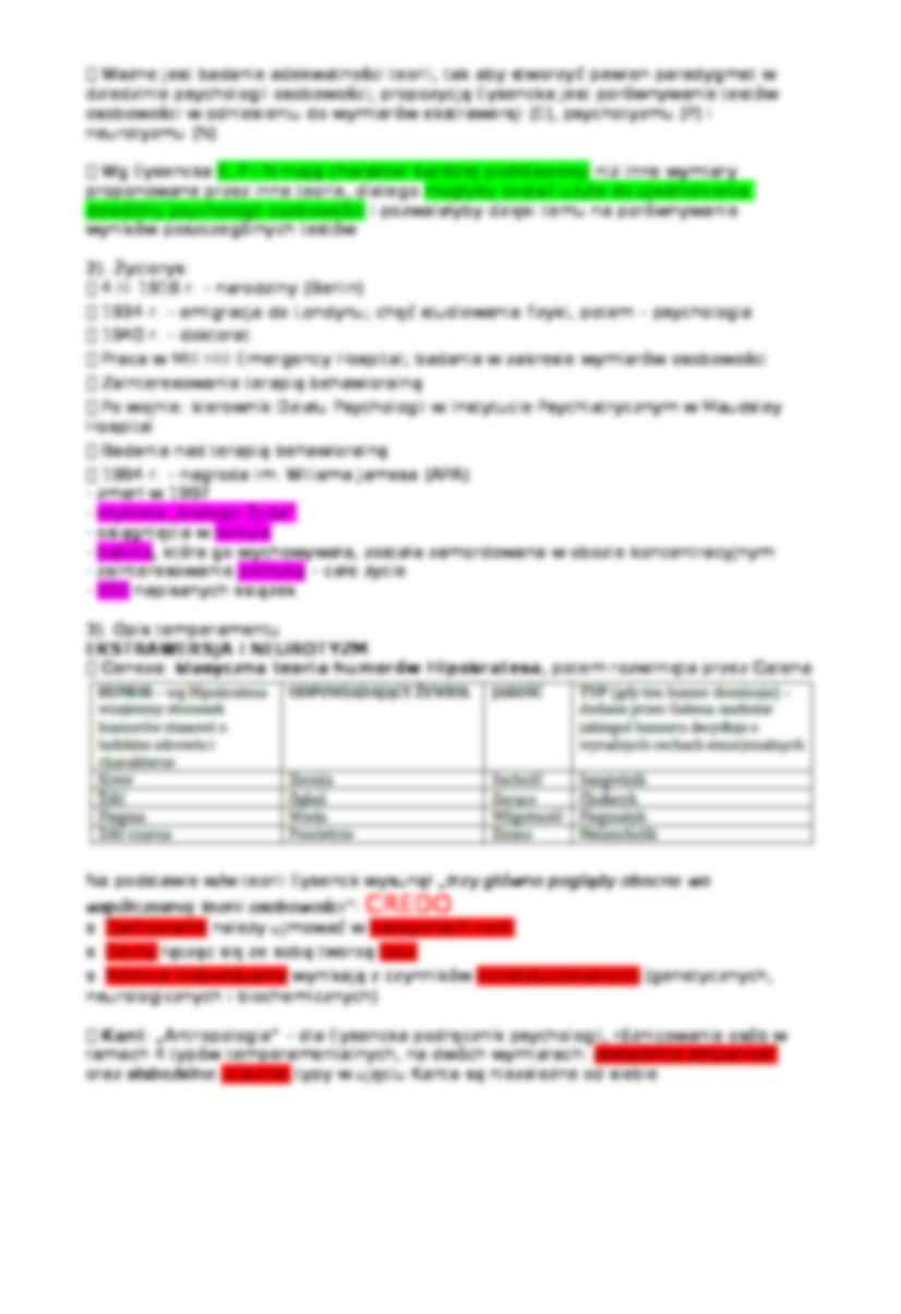 Teoria cech biologicznych - Hans Eysenck - strona 2