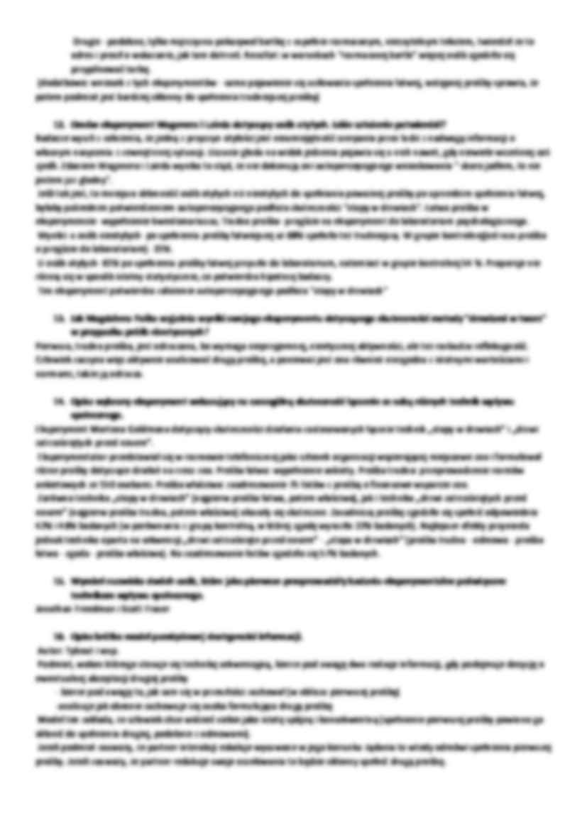 Techniki wpływu społecznego pytania i odpowiedzi - strona 3