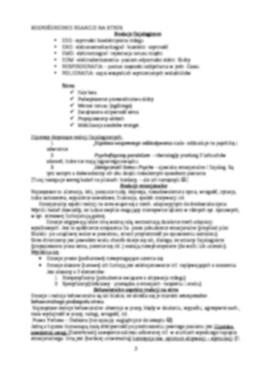 Terelak- reakcje człowieka na stres - strona 2