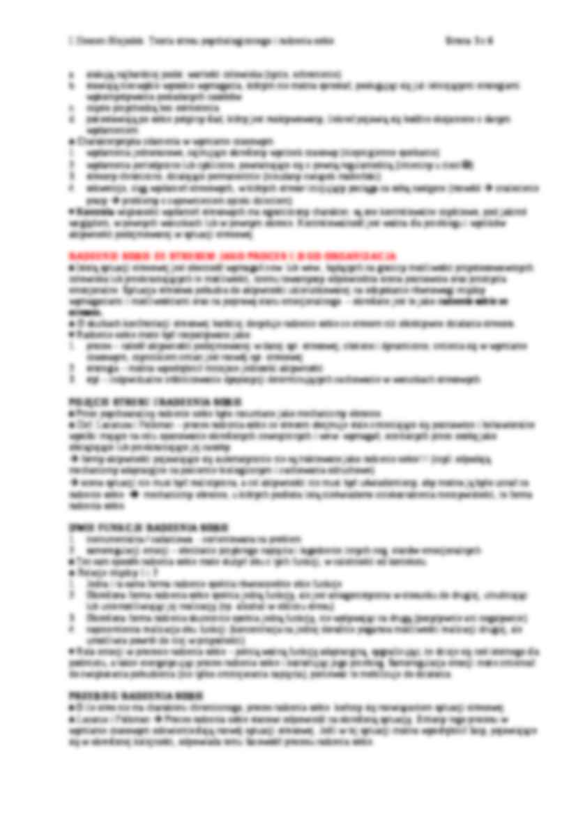 Heszen-Niejodek - Teoria stresu psychologicznego - strona 3