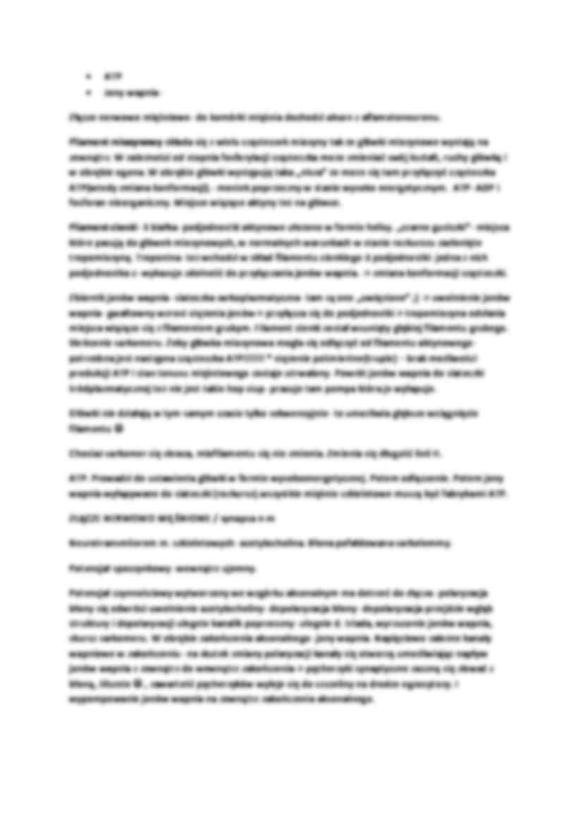 Budowa histologiczna rodzajów tkanki mięśniowej - strona 2