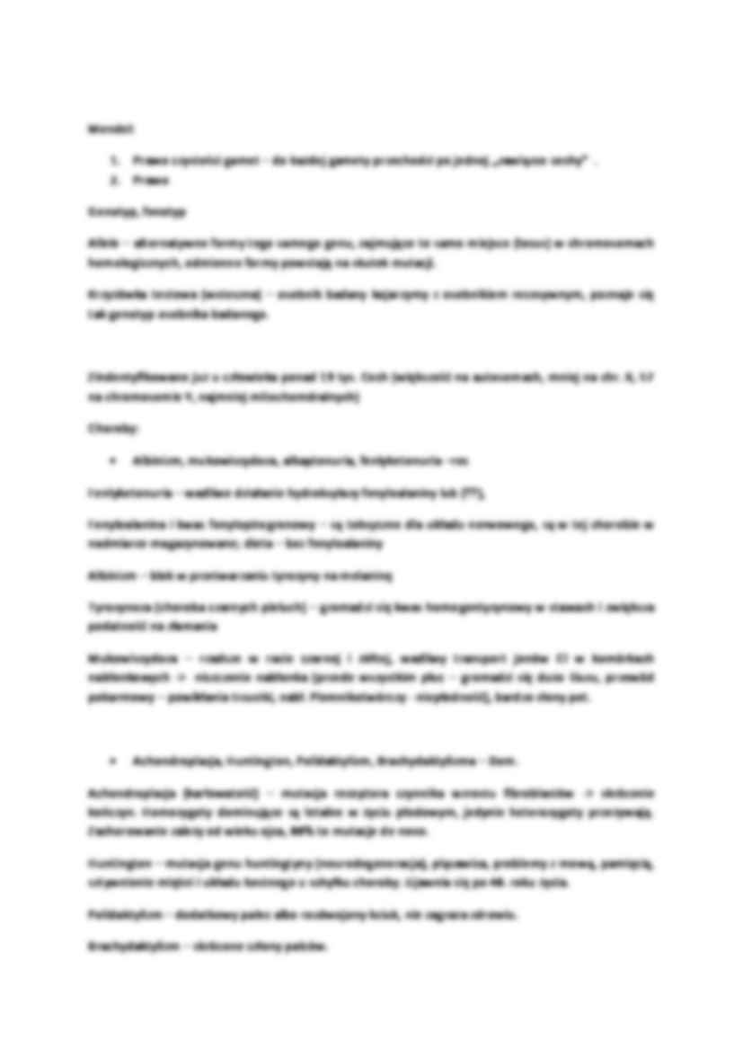 Genetyka - historia - strona 2