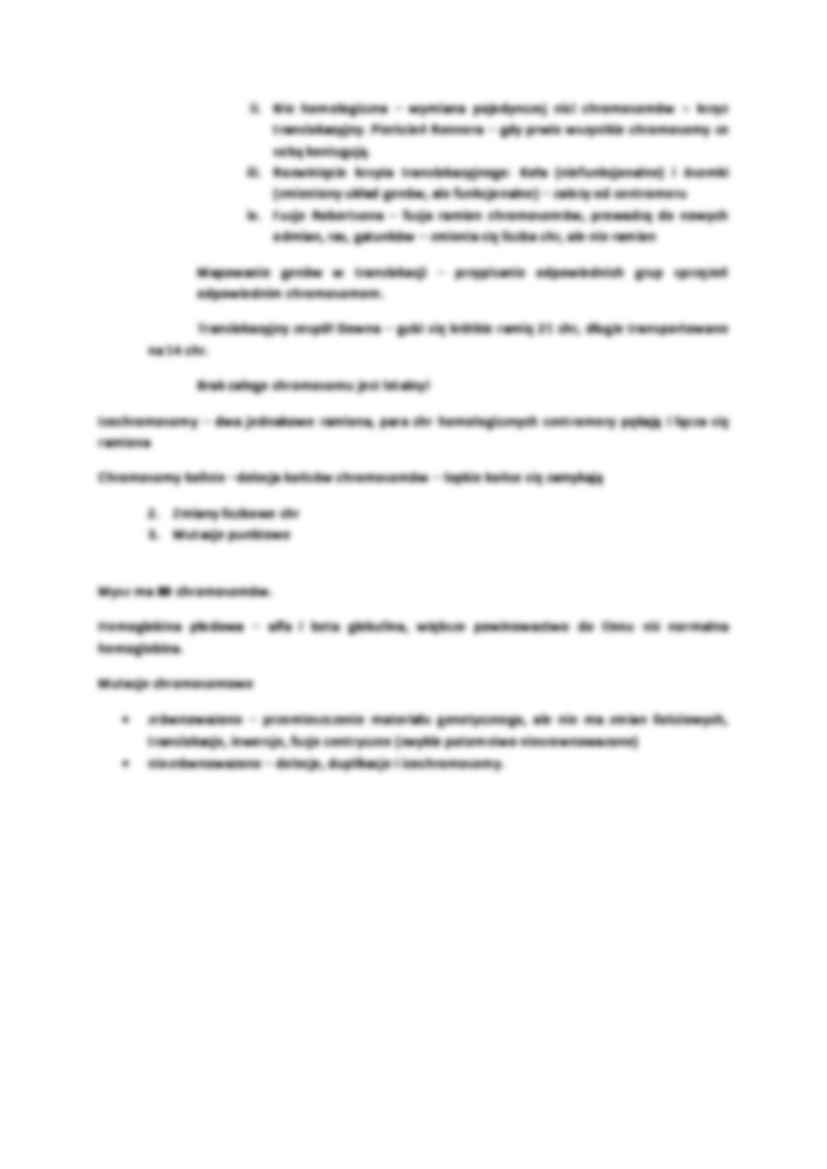 Mapowanie genów, mutacje - strona 3