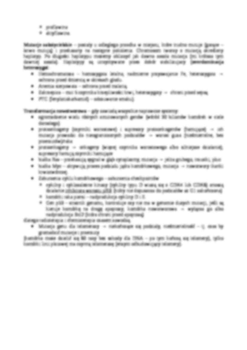 Mutacje i naprawa DNA - strona 3