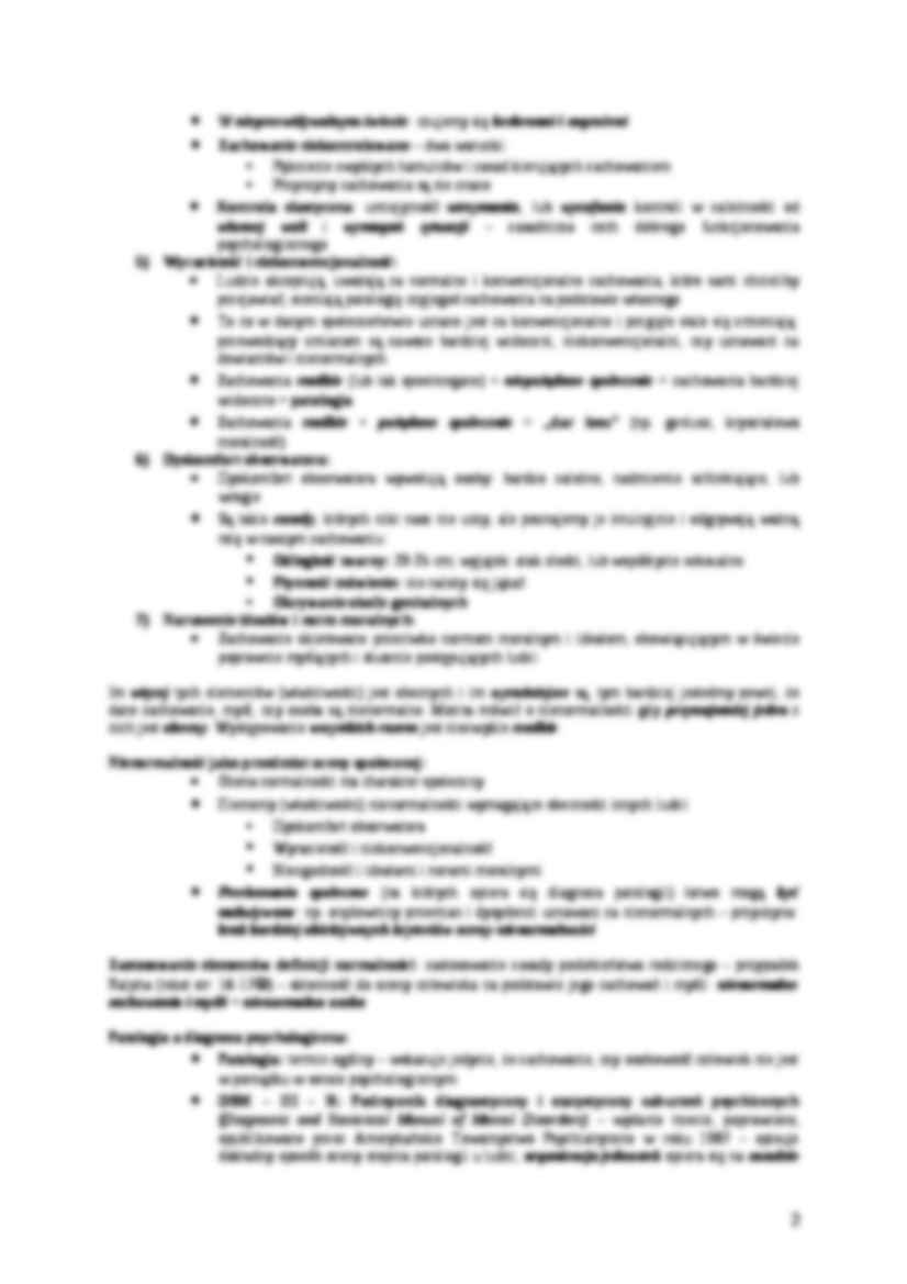 Sposoby rozumienia normalności Rosenhan,Seligman  - strona 2