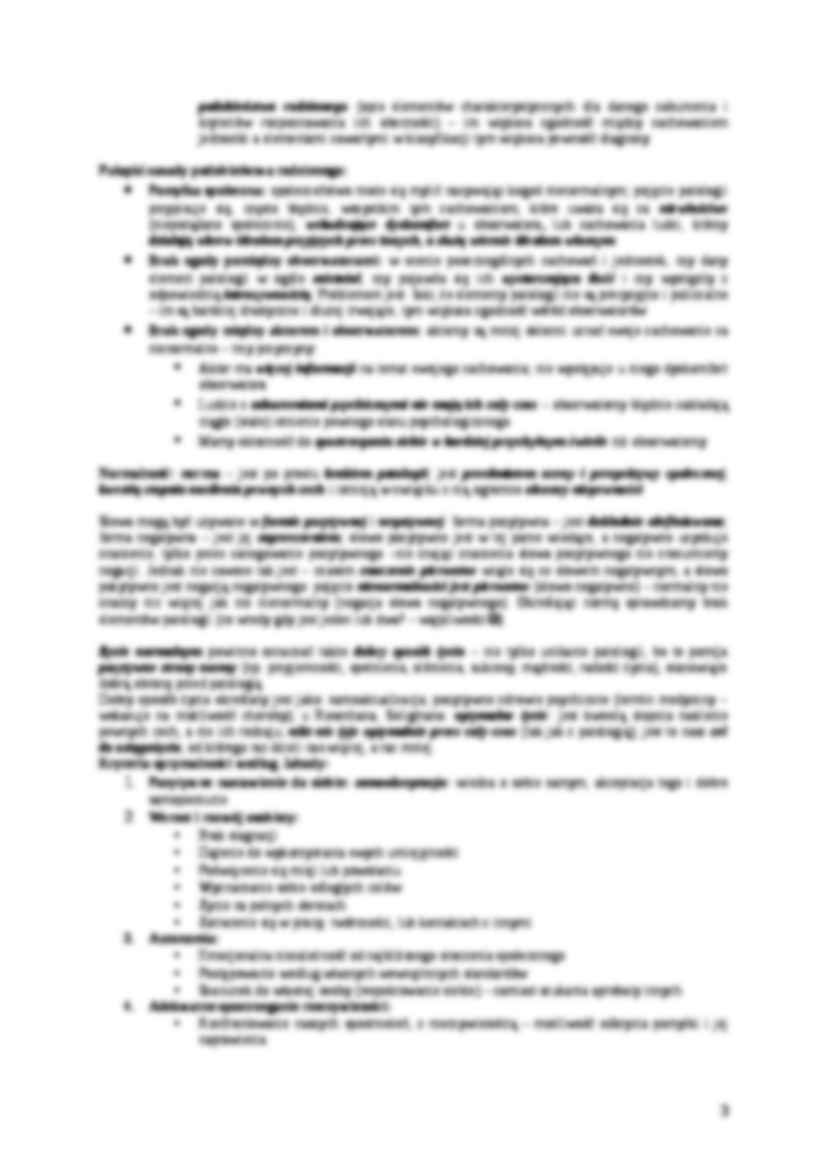 Sposoby rozumienia normalności Rosenhan,Seligman  - strona 3