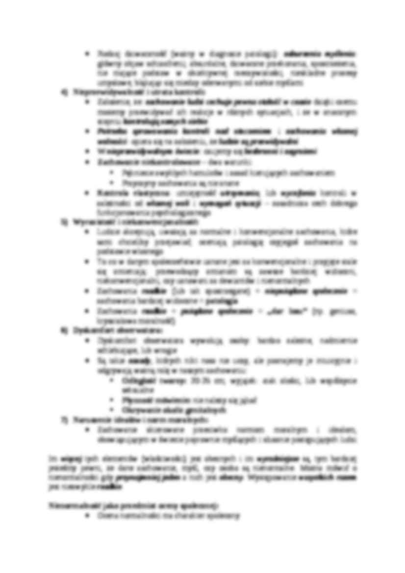 Rosenhan, Seligman- sposoby rozumienia normalności - strona 2