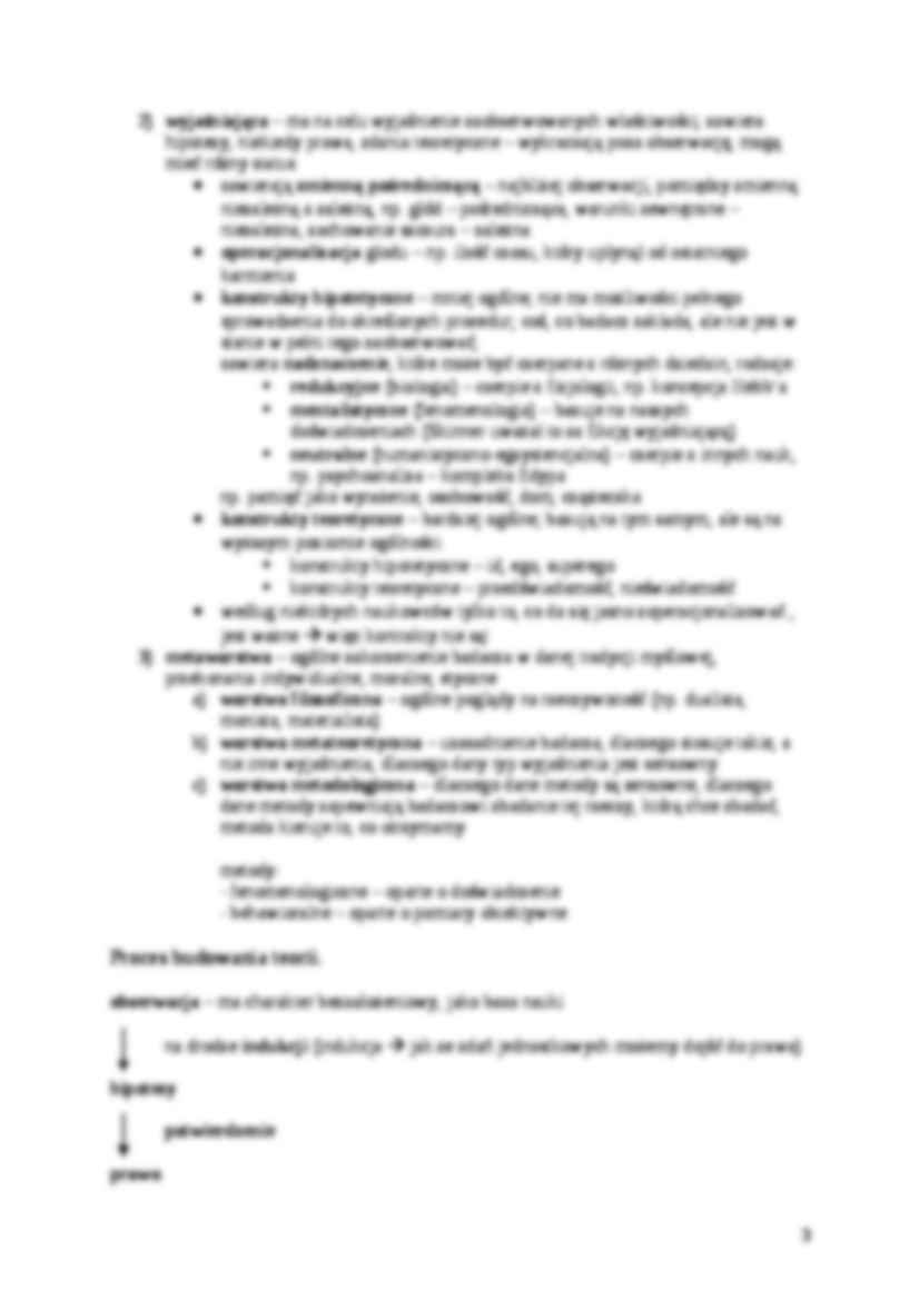 Wprowadzenie do filozofii- notatki z wykładów 2009 - strona 3