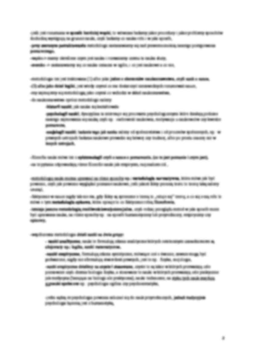 Wprowadzenie do filozofii- notatki z wykładów.doc - strona 2