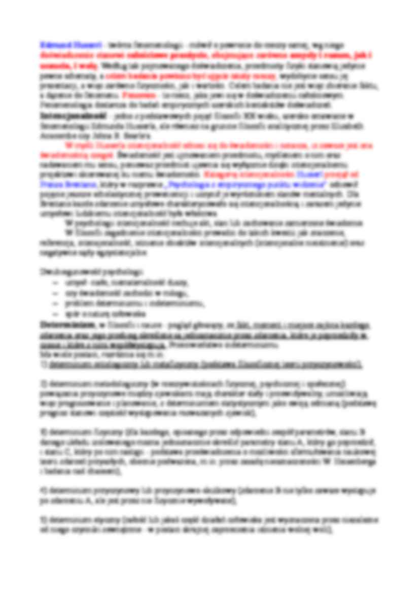 wprowadzenie do psychologii - wykłady - strona 3