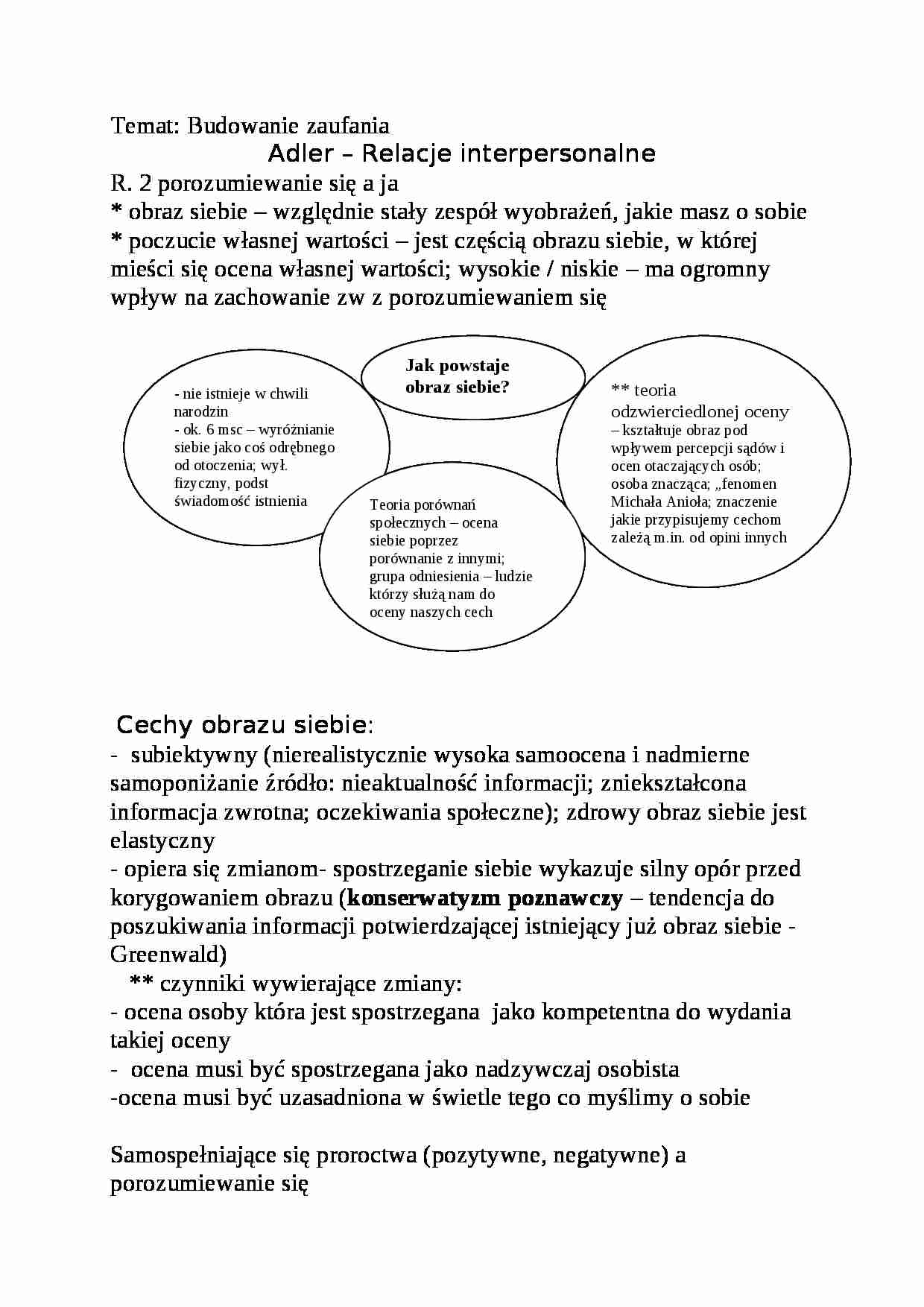  Adler - relacje interpersonalne - strona 1