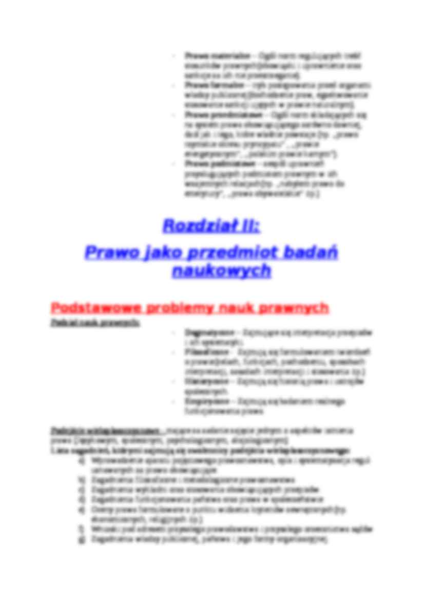 Skrypt z prawoznawstwa - strona 3