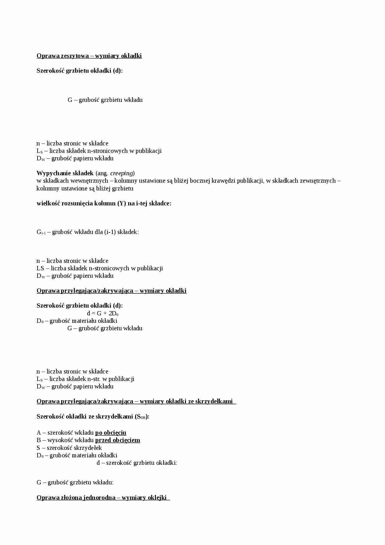 Oprawa, obwoluta - strona 1