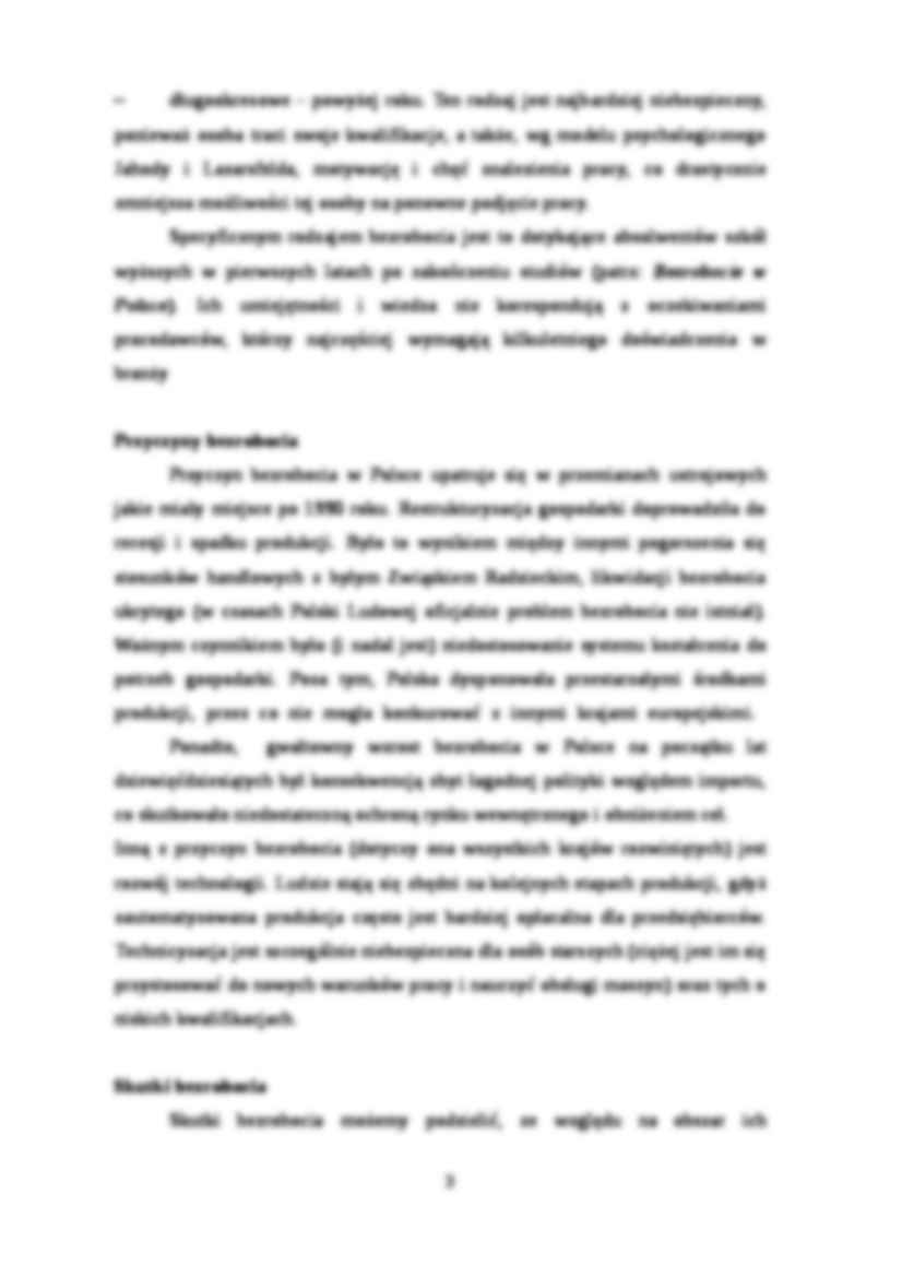Referat o bezrobociu - strona 3