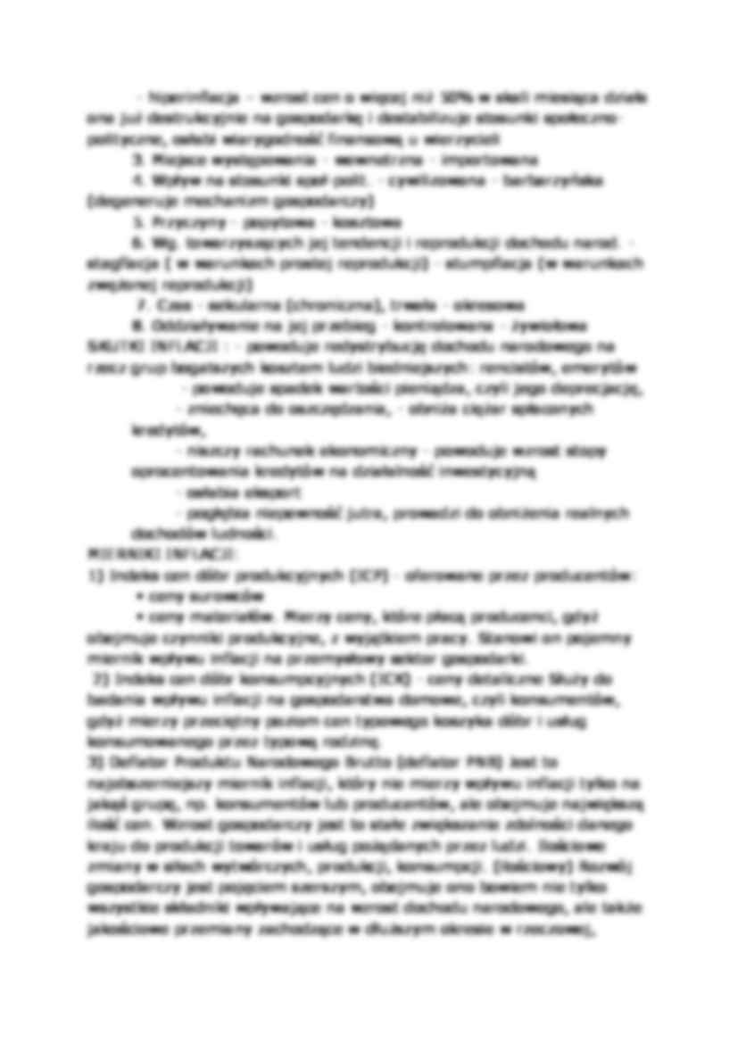 Podstawowe informacje z Makroekonomii - strona 3