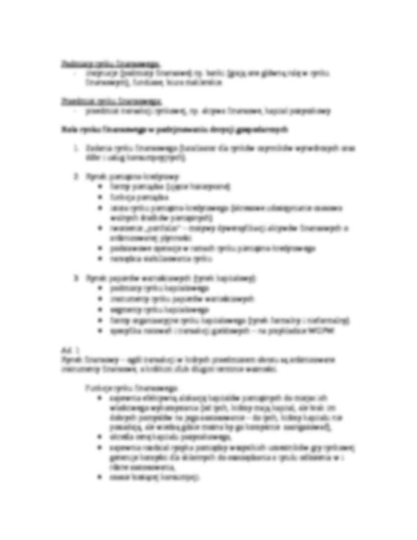 mikroekonomia rynki wykład - strona 2