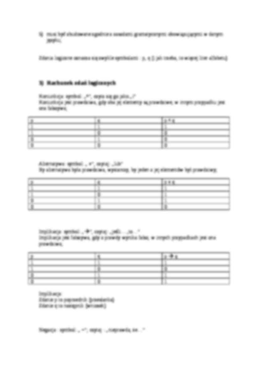 Logika-opracowane zagadnienia do egzaminu - strona 2
