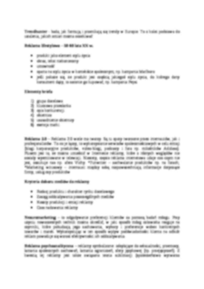 Opracowanie do egzaminu - Fast Moving Consumer Goods - strona 3