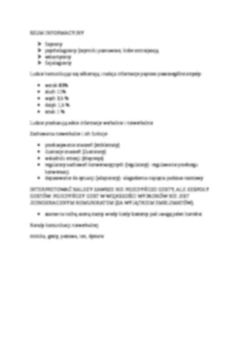 Komunikacja interpersonalna - konwersatorium - strona 3