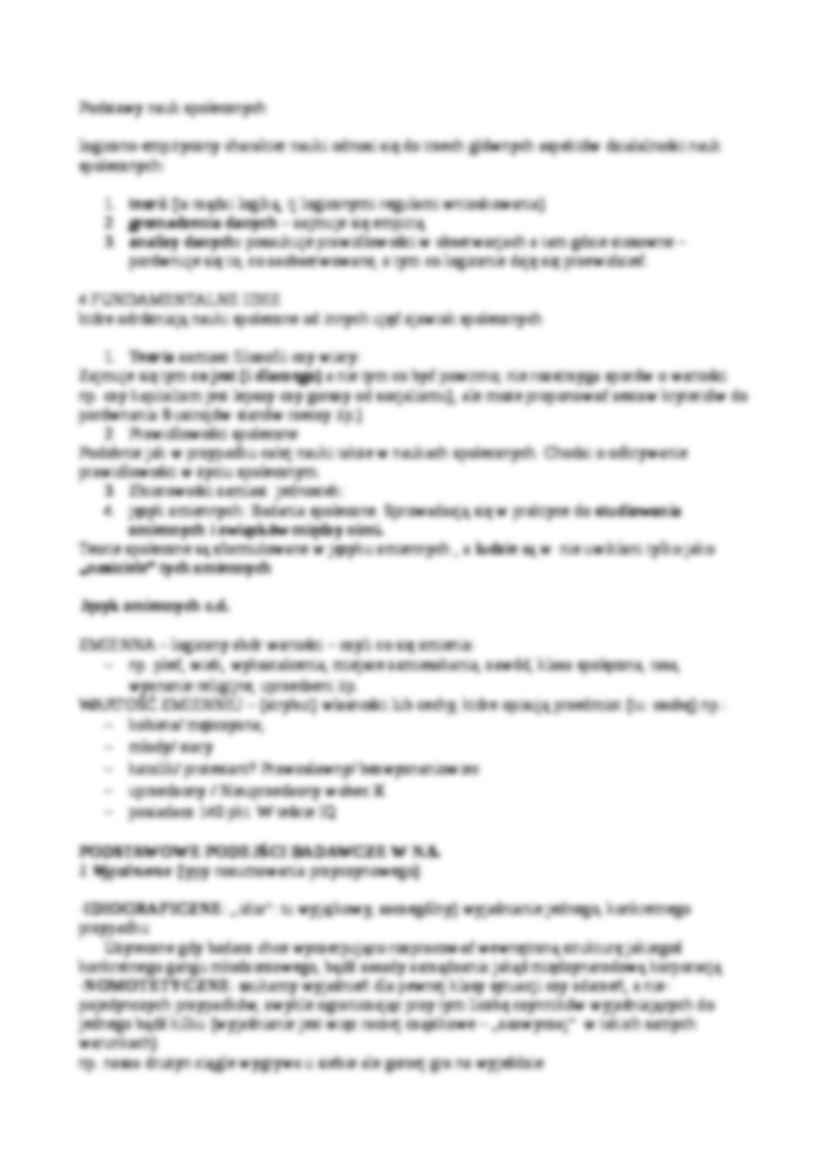 Metodologia, pojęcia, podejścia badawcze - strona 2
