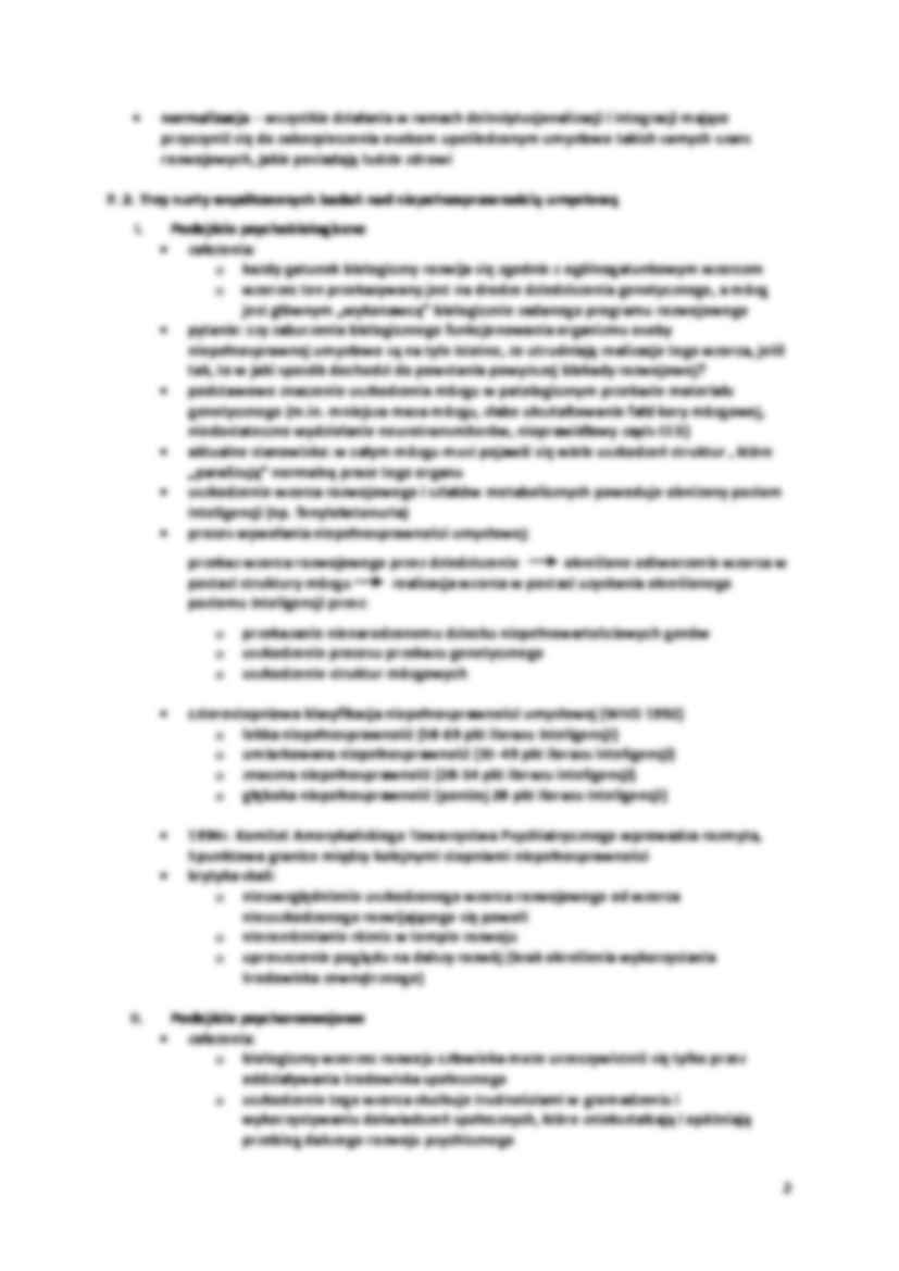 Kowalik Psychologia niepełnosprawności umysłowej - strona 2