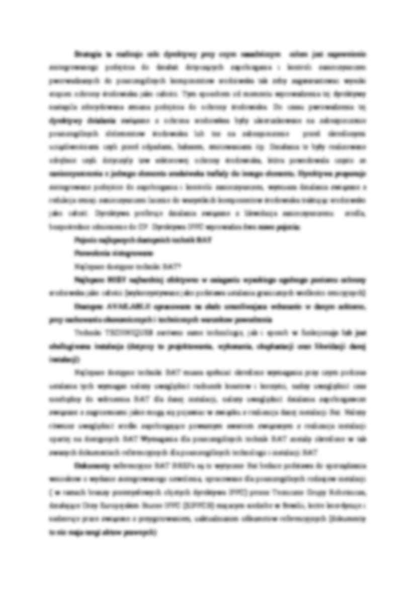 Proekologiczne strategie unijne w zakresie czystszych technologii - strona 3