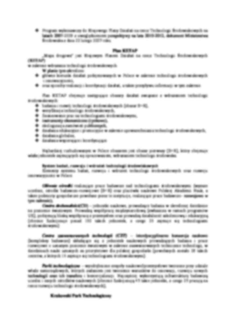 Realizacja unijnej strategii technologii środowiskowych w Polsce - strona 3