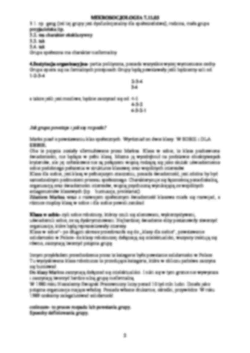 Grupy społeczne mikrosocjologia - strona 2