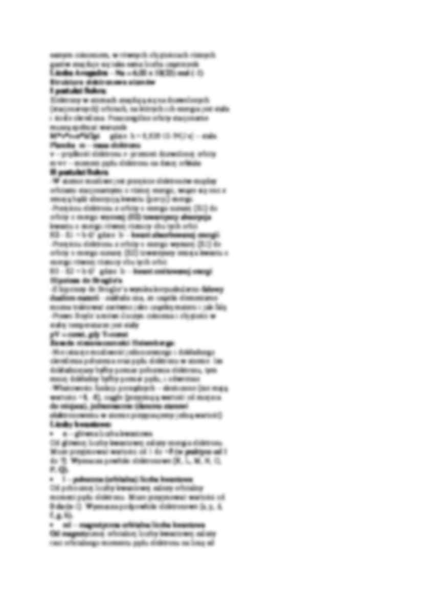  Zagadnienia do egzaminu chemia - strona 2