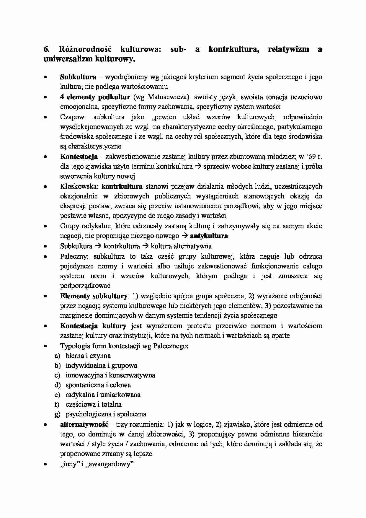 Różnorodność kulturowa - strona 1