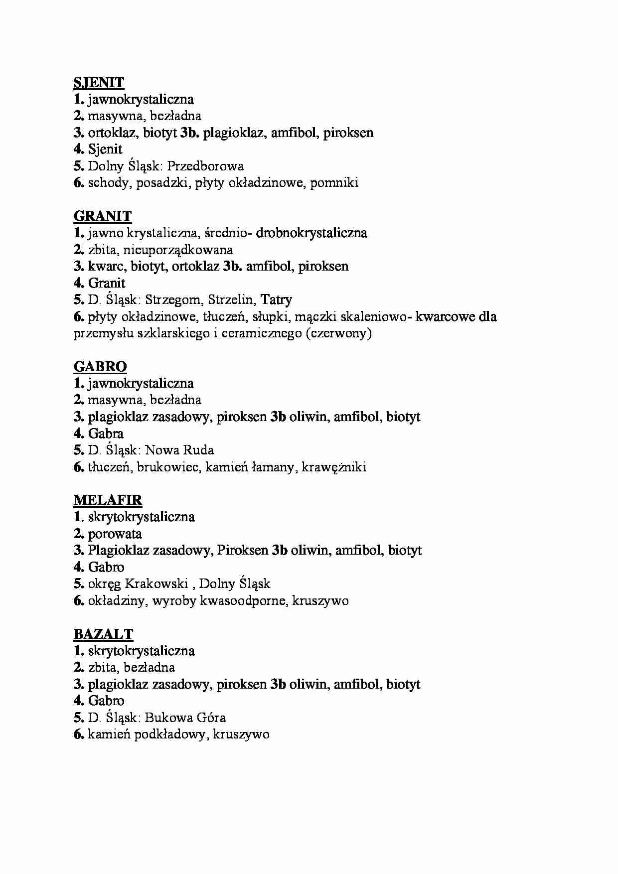 Opisy skał - strona 1