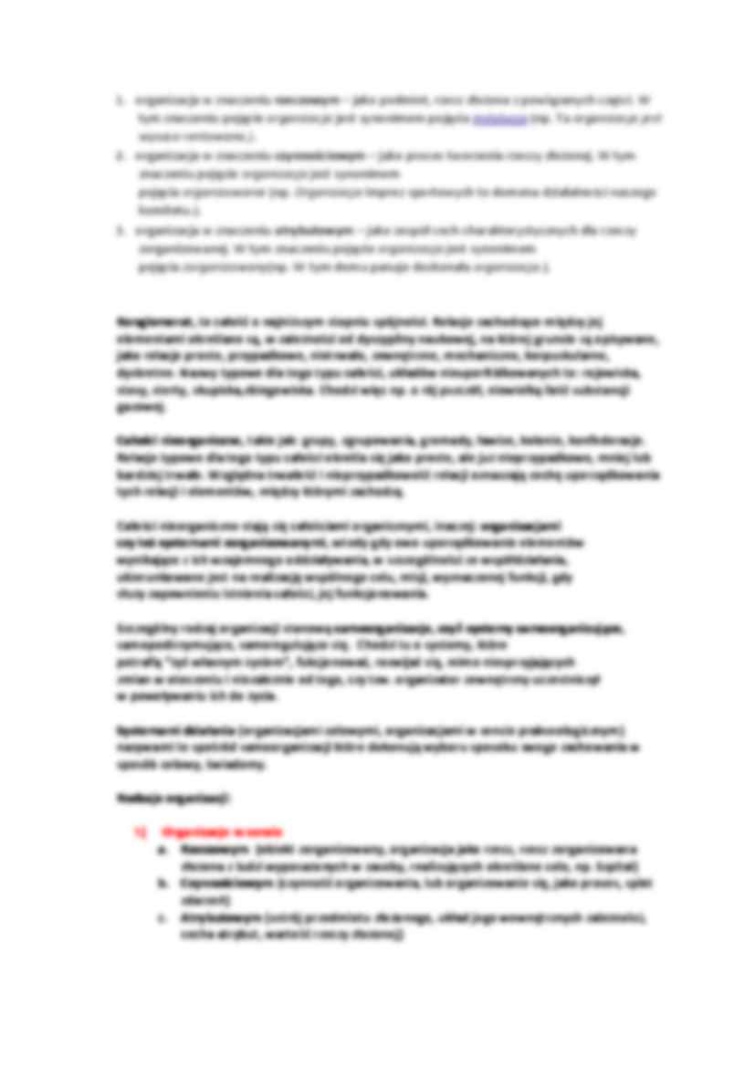 Rodzaje organizacji, działanie zorganizowane - strona 2