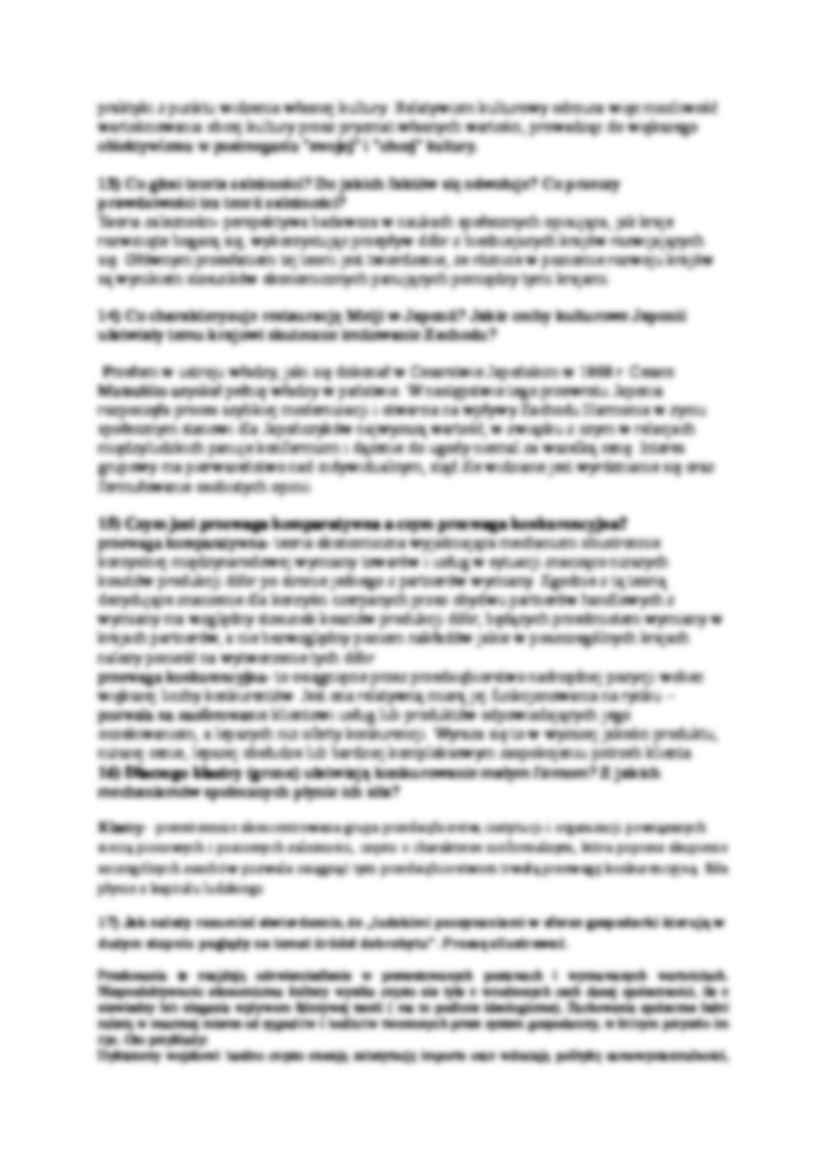Zagadnienia do egzaminu socjologia - strona 3