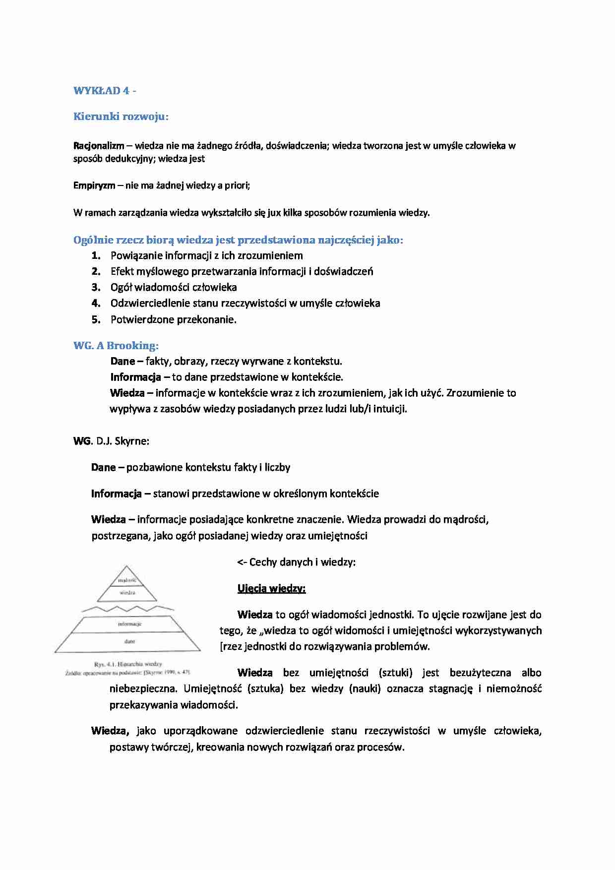 Zarządzanie wiedzą kierunki rozwoju  - strona 1