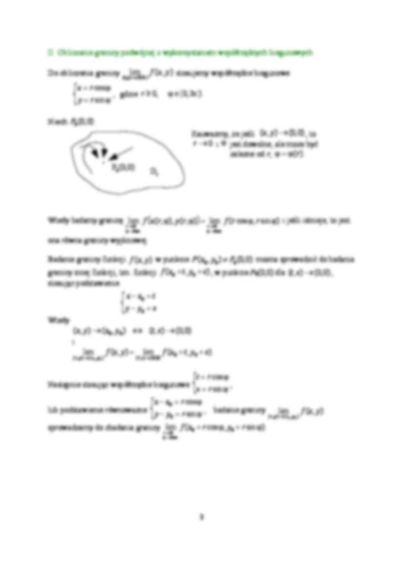 Granice funkcji wielu zmiennych - strona 3
