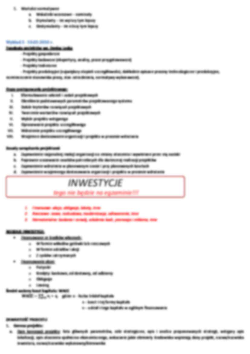 Podstawowe zagadnienia - wykłady - Typologia projektów - strona 2