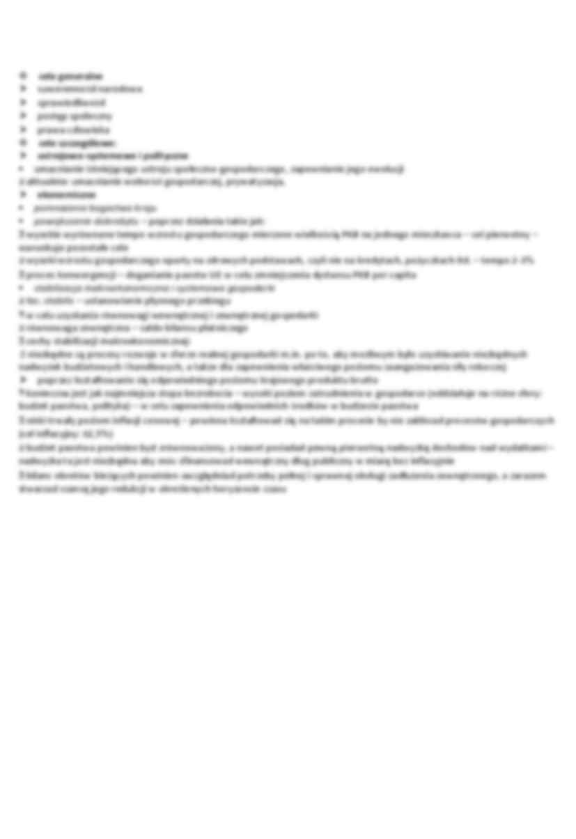 POLITYKA EKONOMICZNA zagadnienia - strona 2