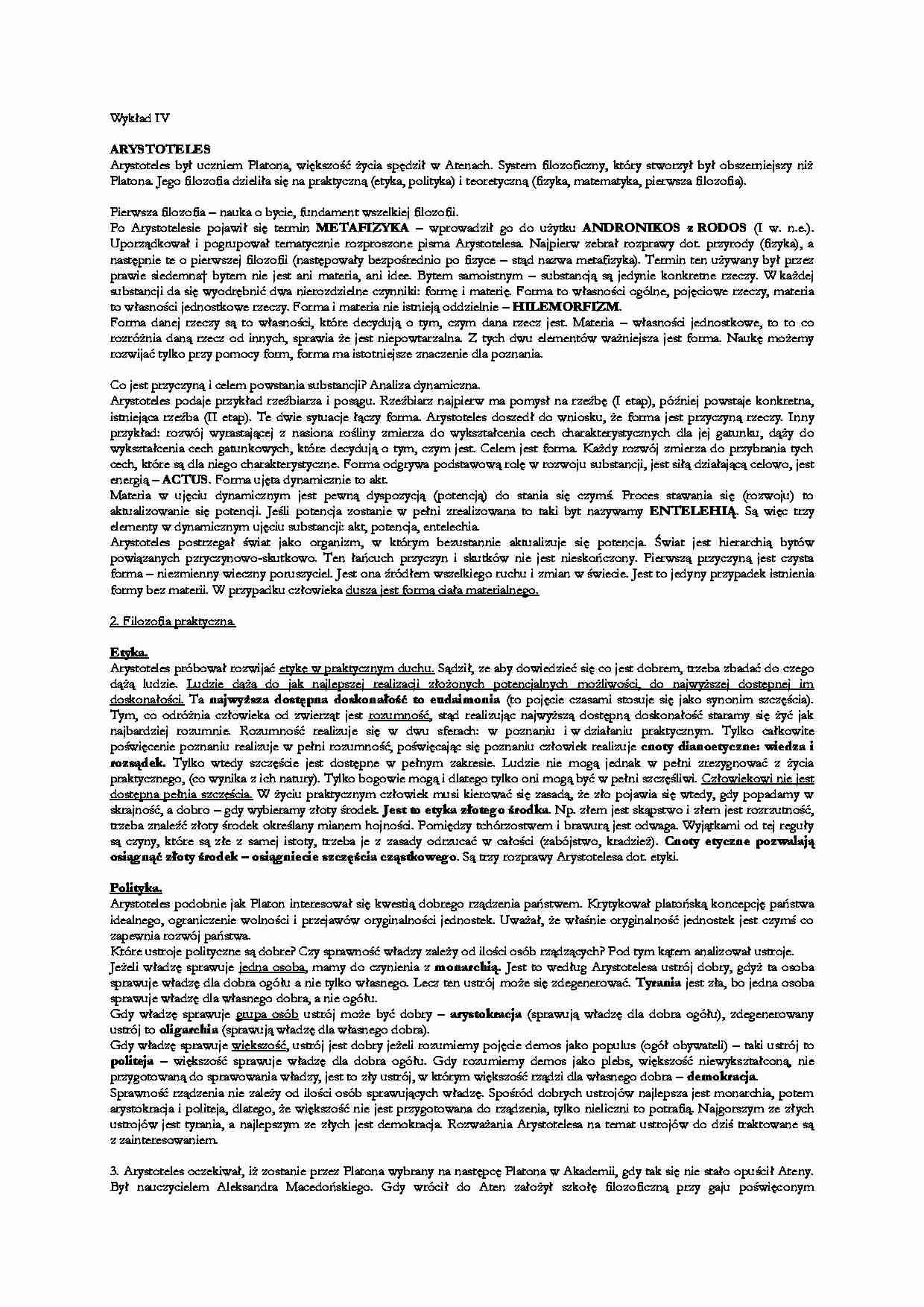 Filozofia praktyczna, szkoła cyników wykłady - strona 1