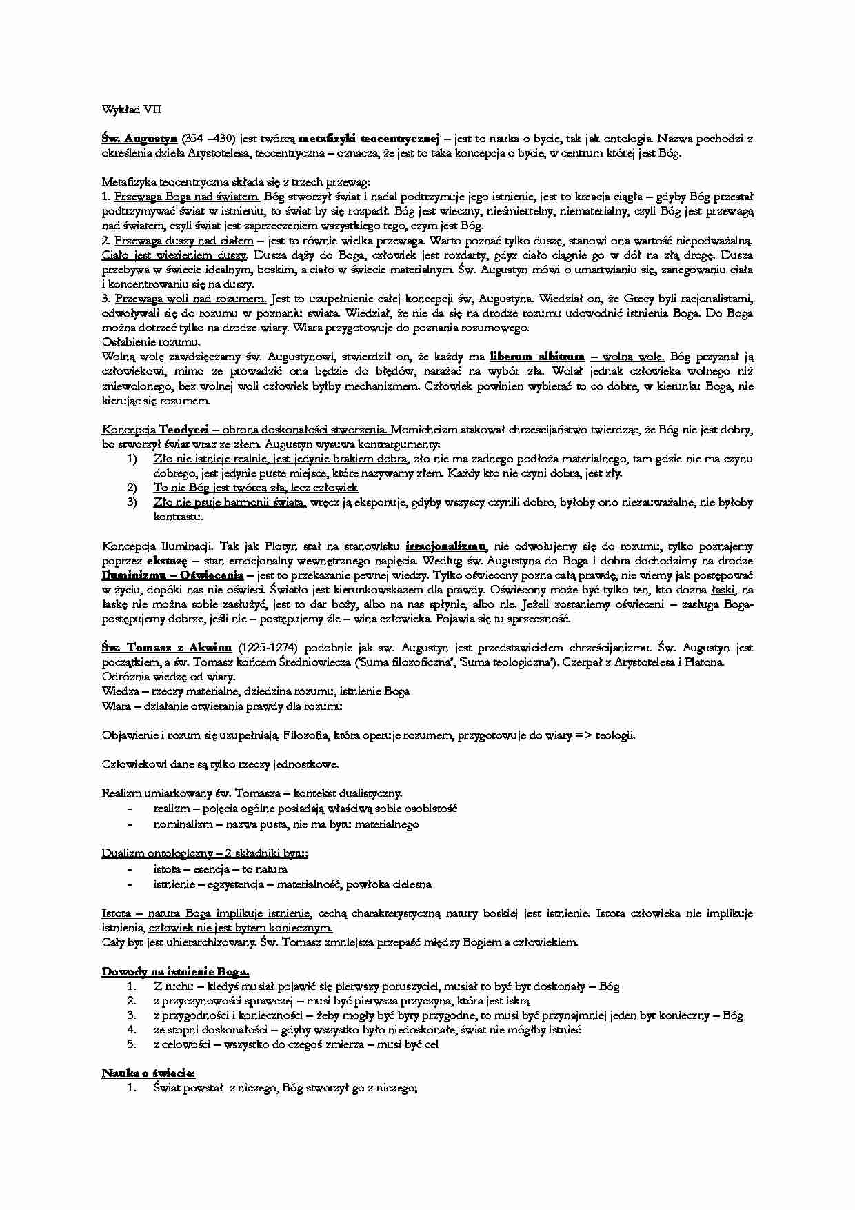 Metafizyka teocentryczna - strona 1