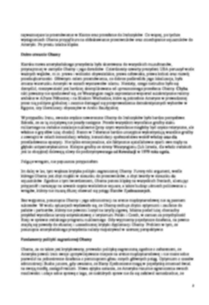 Stany Zjednoczone jako hegemon polityki - strona 2