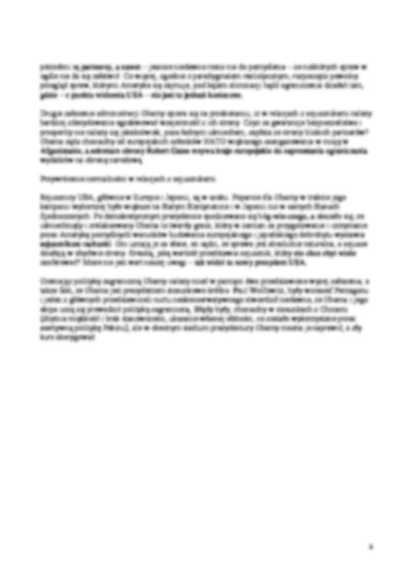 Stany Zjednoczone jako hegemon polityki - strona 3
