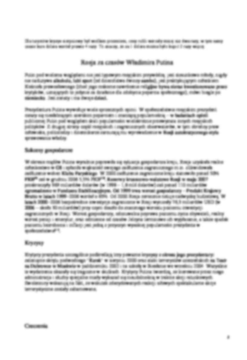 Rosja po upadku ZSRR - strona 2