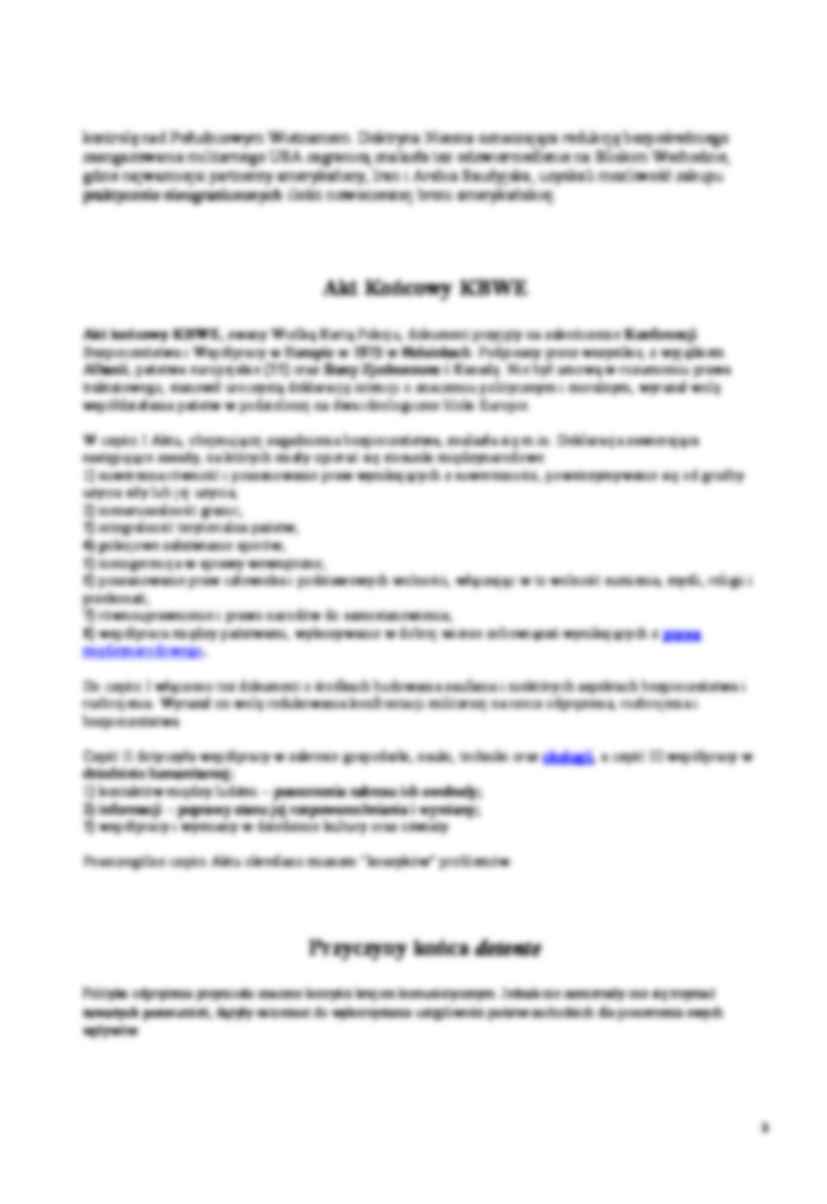 Zimna wojna - odprężenie - strona 3