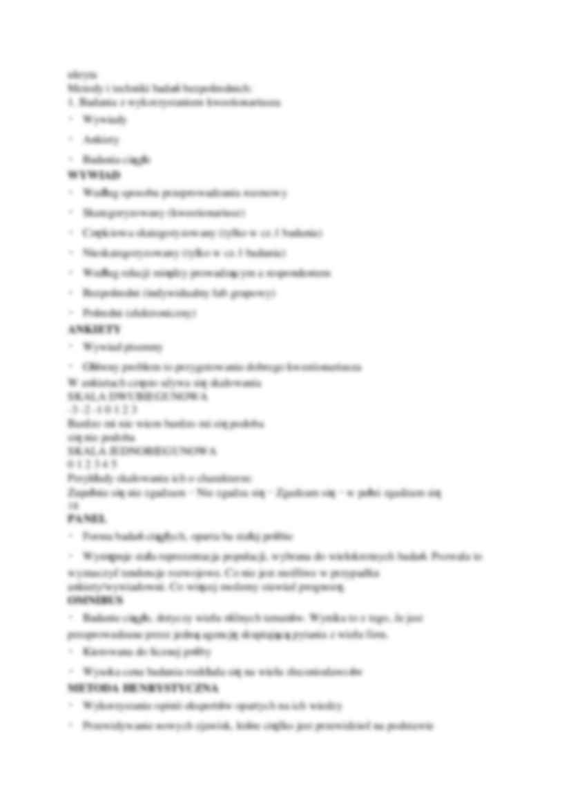 Typy badań marketingowych - strona 3