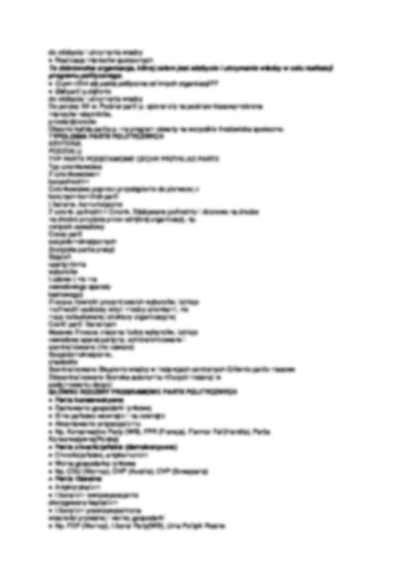 PARTIE I SYSTEMY PARTYJNE - Torysi - strona 2