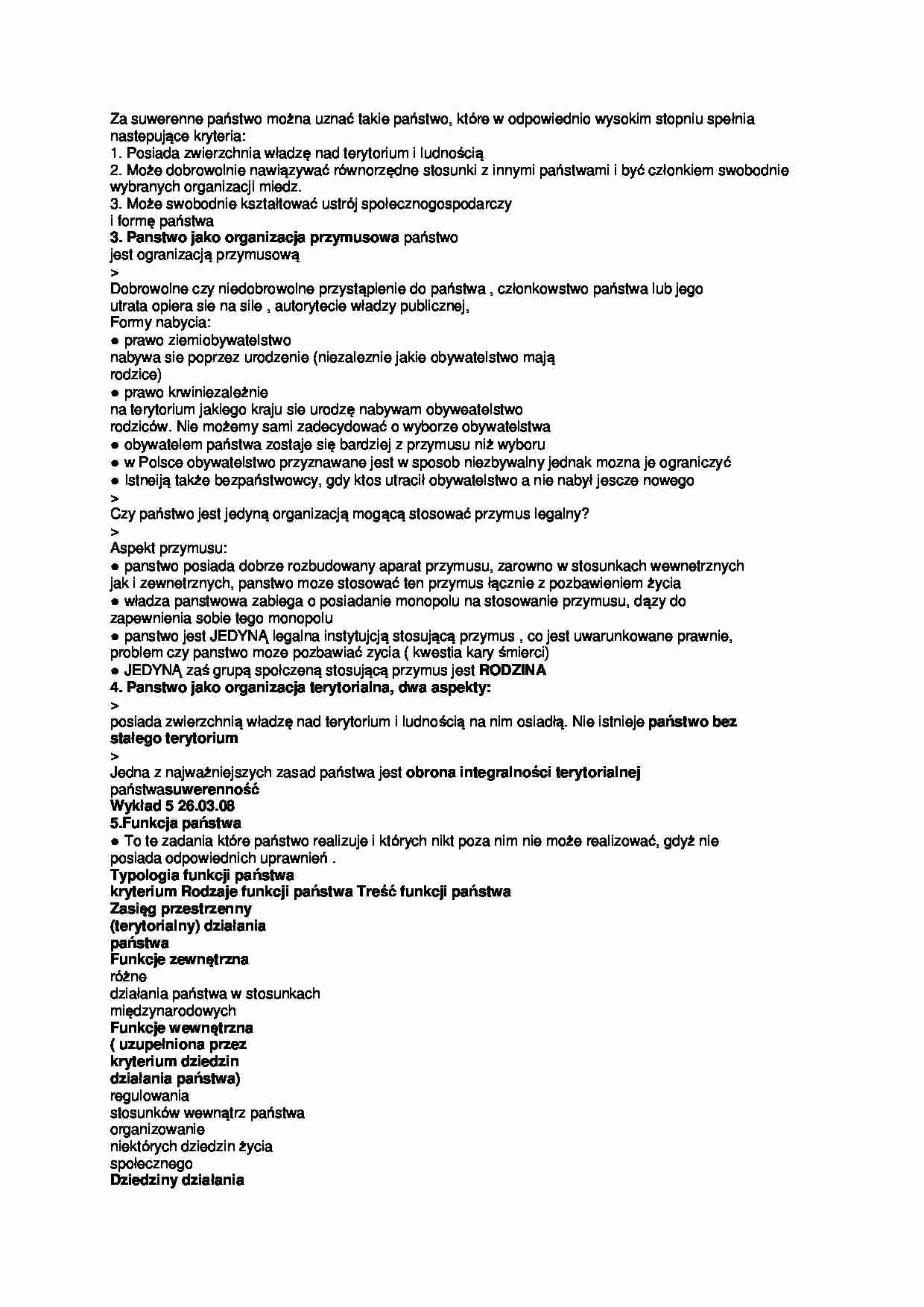 Suwerenność państw i rodzaje - strona 1